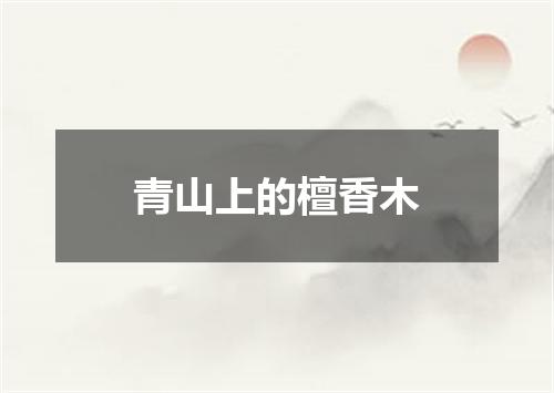 青山上的檀香木