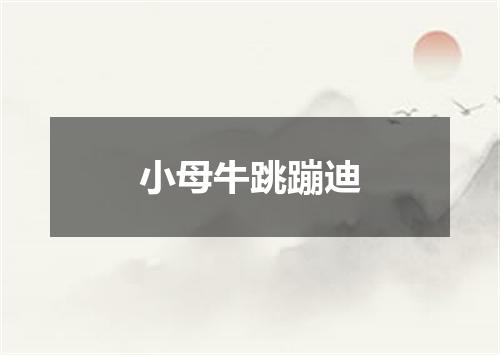 小母牛跳蹦迪