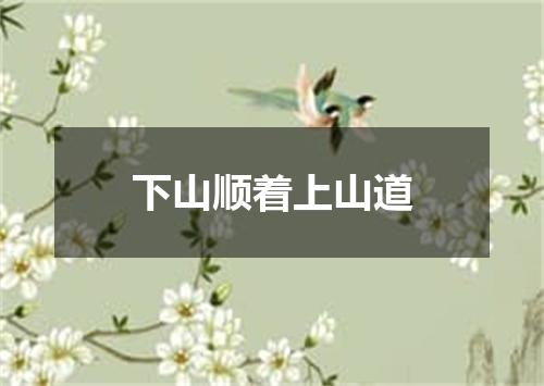 下山顺着上山道