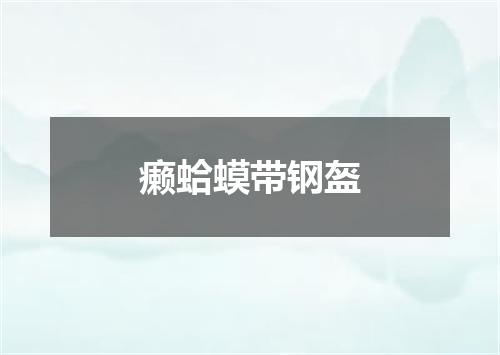 癞蛤蟆带钢盔