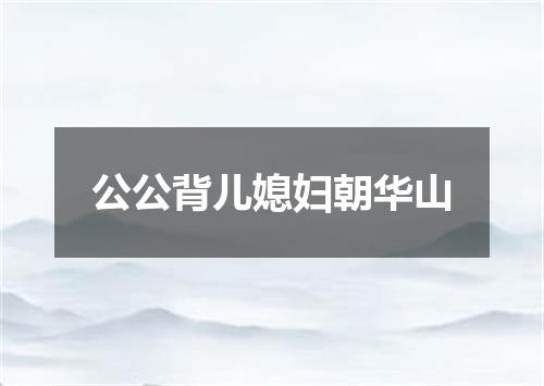 公公背儿媳妇朝华山