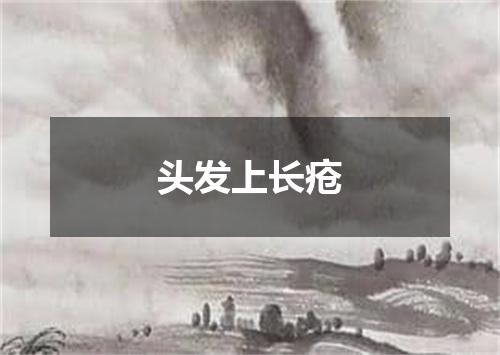头发上长疮