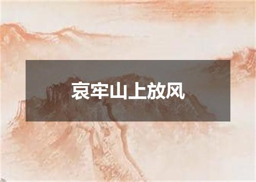 哀牢山上放风