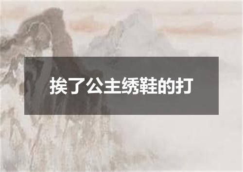 挨了公主绣鞋的打
