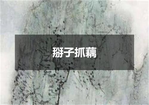 掰子抓藕
