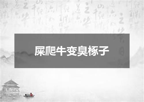 屎爬牛变臭椓子