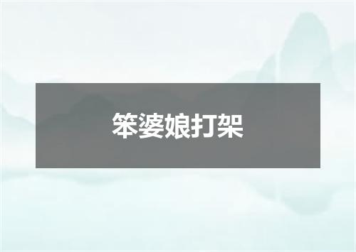 笨婆娘打架