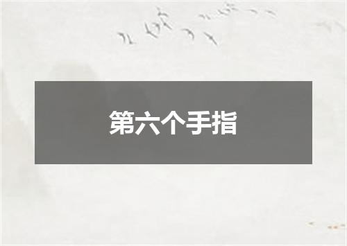第六个手指