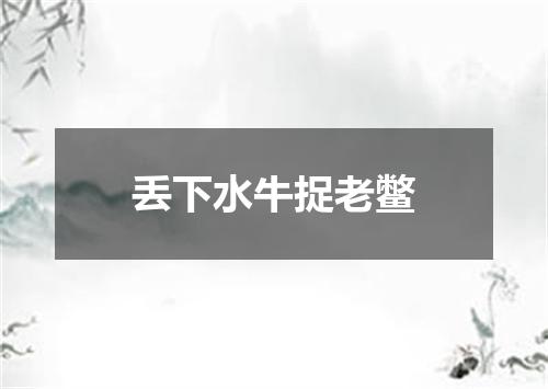 丢下水牛捉老鳖