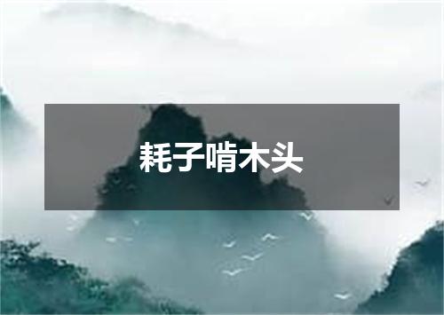 耗子啃木头
