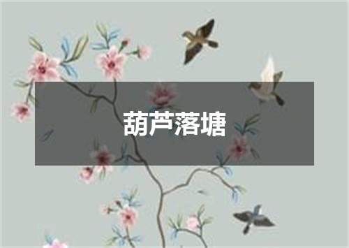 葫芦落塘