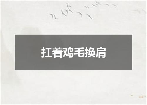 扛着鸡毛换肩