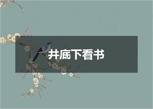 井底下看书