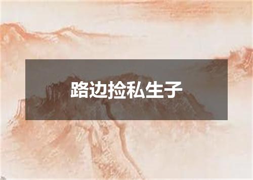 路边捡私生子