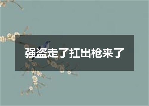强盗走了扛出枪来了