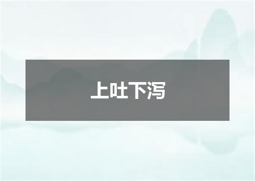 上吐下泻