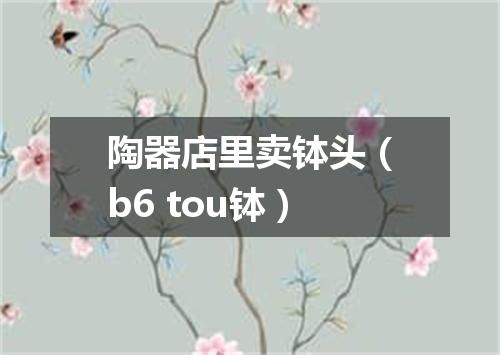 陶器店里卖钵头（b6 tou钵）