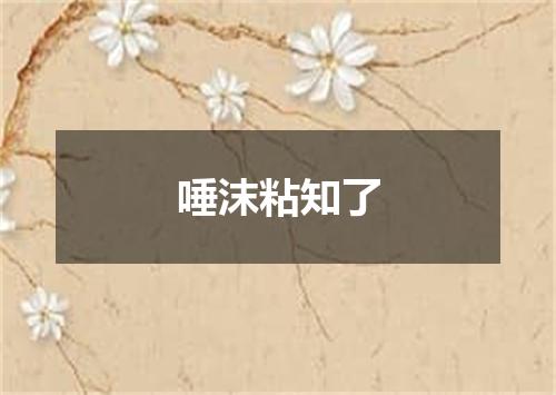 唾沫粘知了