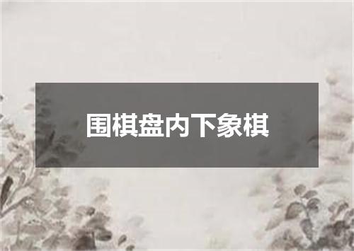 围棋盘内下象棋
