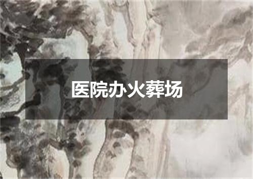 医院办火葬场