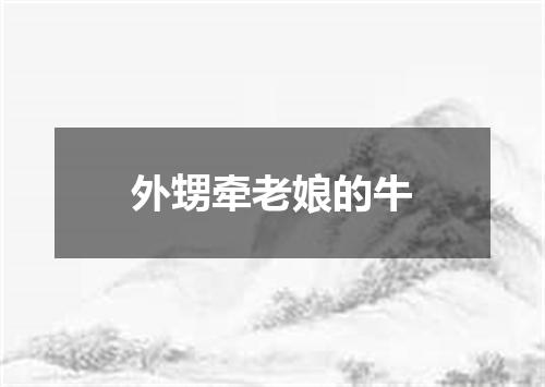 外甥牵老娘的牛
