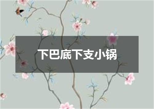 下巴底下支小锅