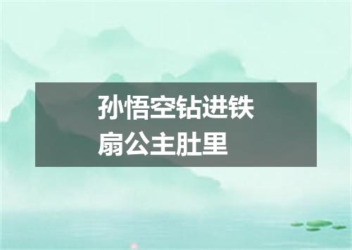 孙悟空钻进铁扇公主肚里
