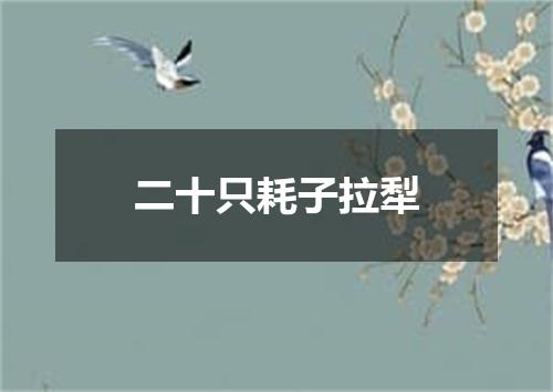 二十只耗子拉犁