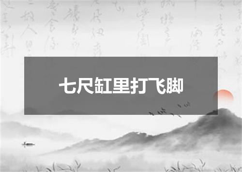 七尺缸里打飞脚