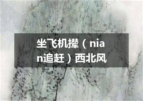 坐飞机撵（nian追赶）西北风