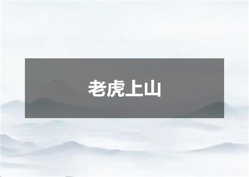 老虎上山