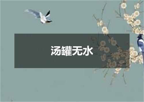 汤罐无水