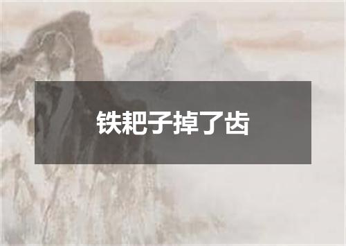 铁耙子掉了齿