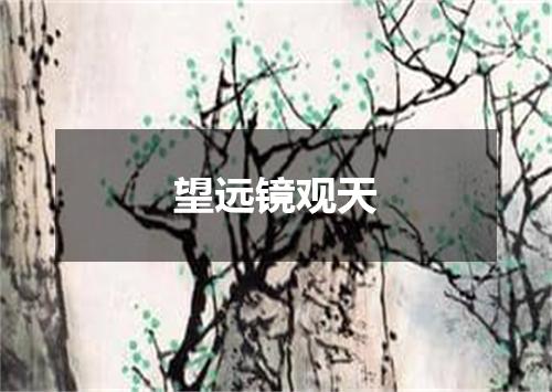 望远镜观天