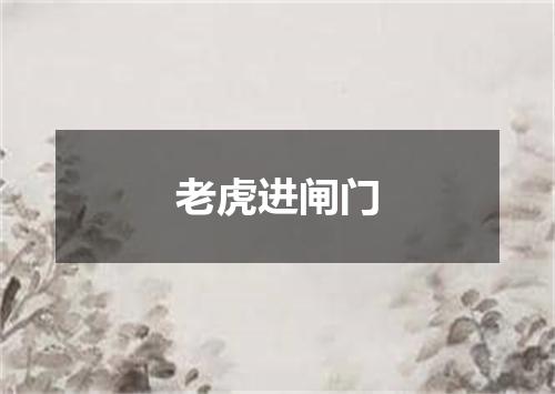 老虎进闸门