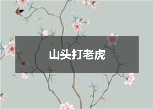 山头打老虎