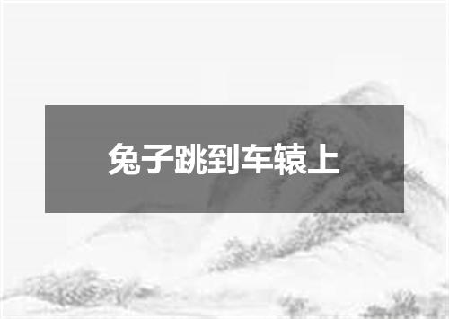 兔子跳到车辕上