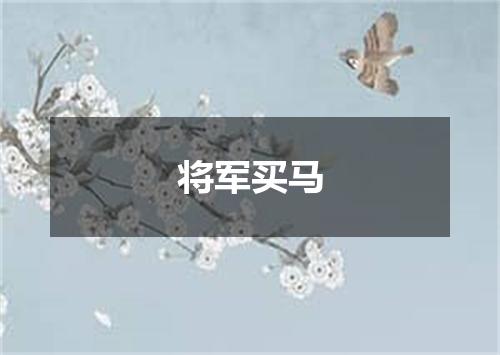 将军买马