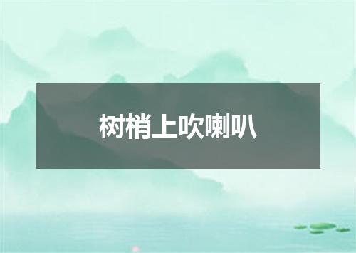 树梢上吹喇叭