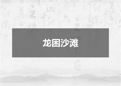 龙困沙滩