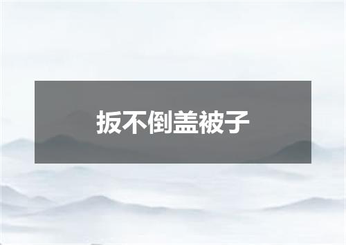 扳不倒盖被子