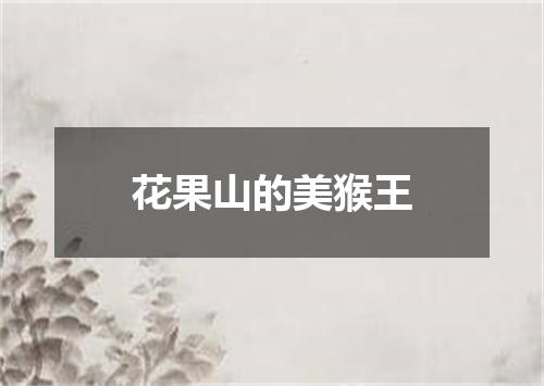 花果山的美猴王