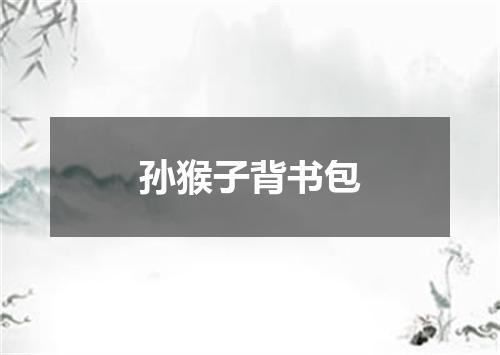 孙猴子背书包