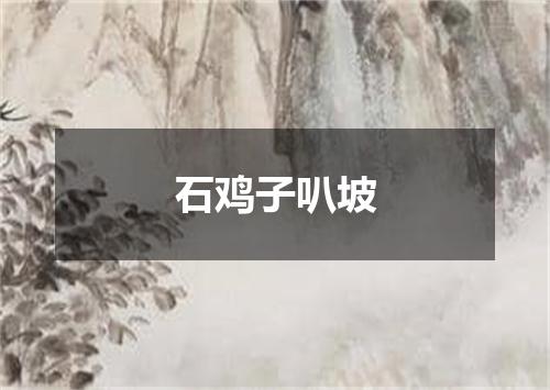 石鸡子叭坡