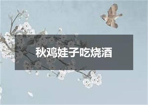 秋鸡娃子吃烧酒