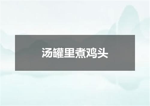 汤罐里煮鸡头
