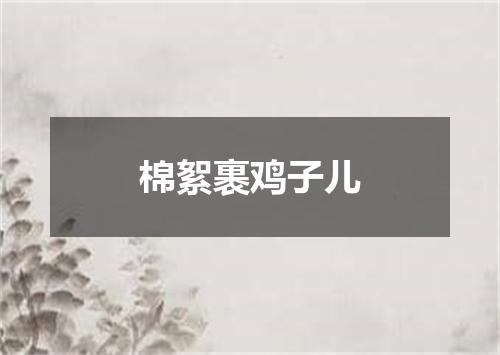 棉絮裹鸡子儿