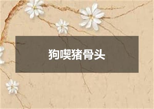 狗喫猪骨头
