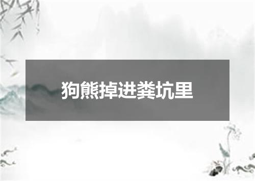 狗熊掉进粪坑里