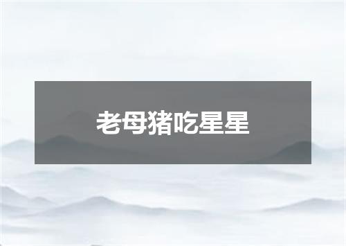老母猪吃星星